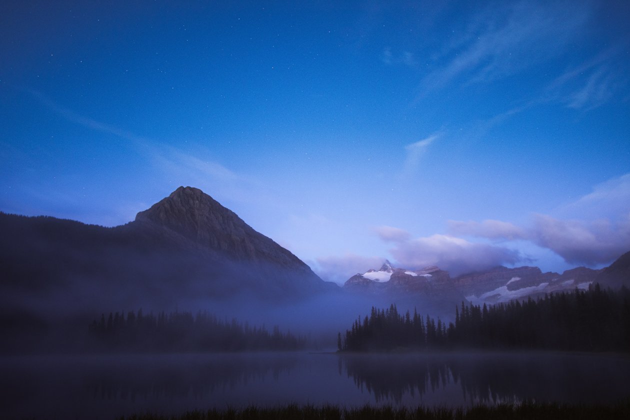 A Lake Surrounded By Mountains 5k