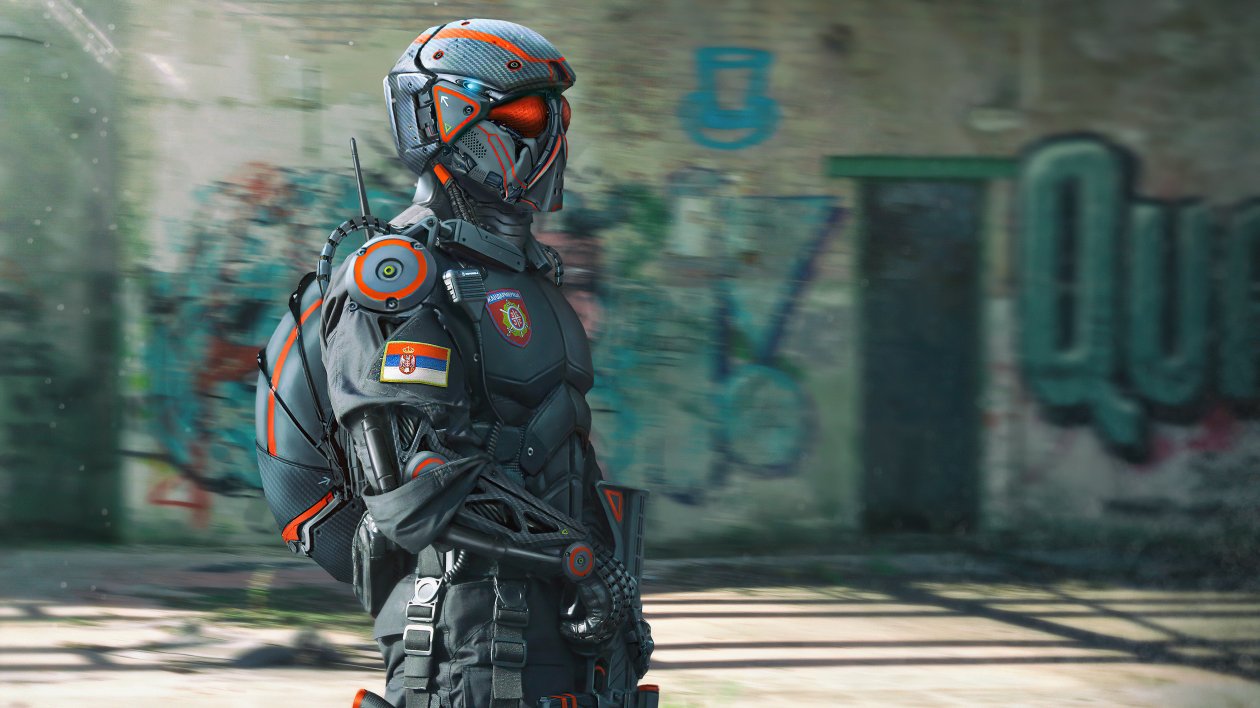 Serbian Special Police Force Soldier 5k