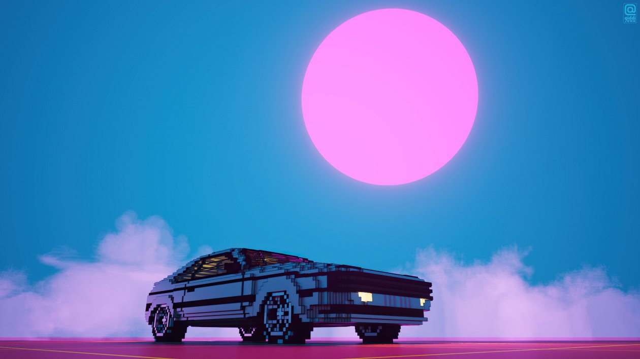 1985 Supra Vaporwave 4k