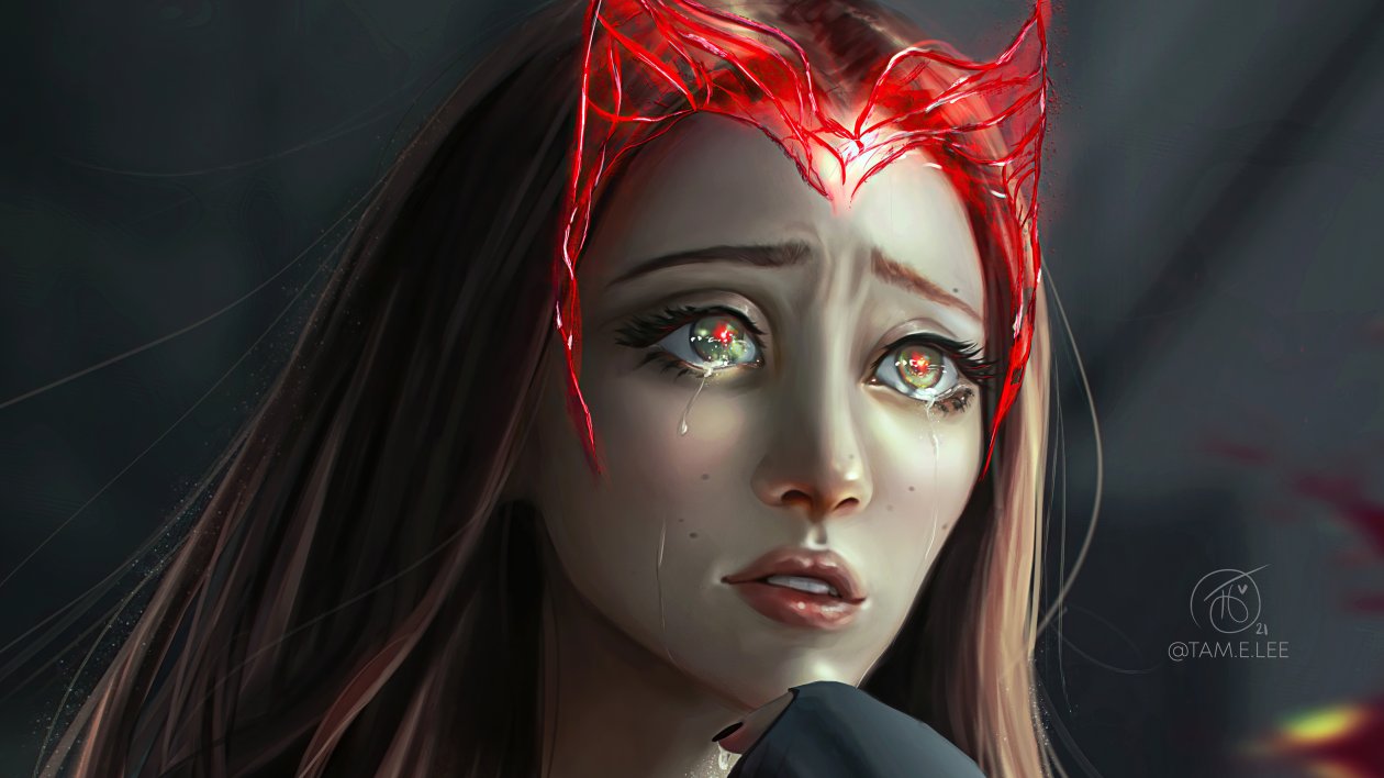 Crying Wanda Vision 5k