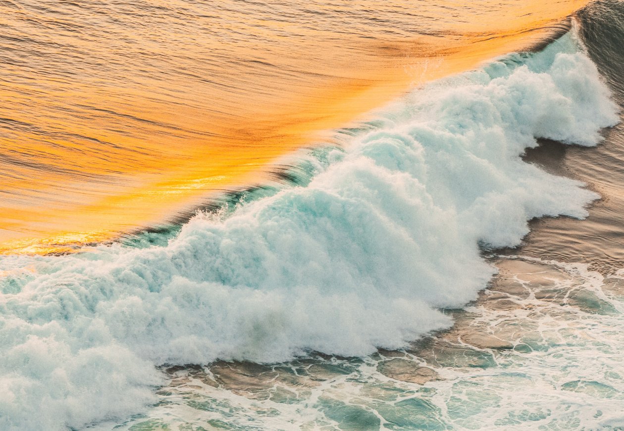 Ocean Waves Long Exposure 4k