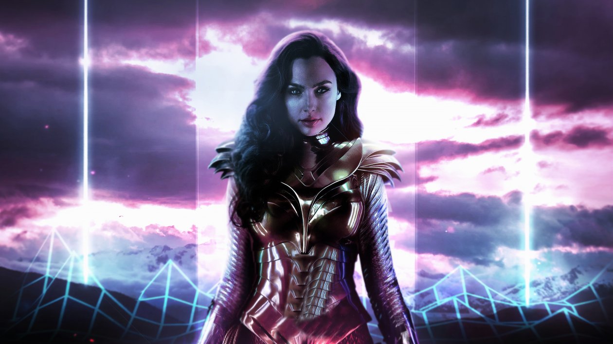 Wonder Woman 1984 Movie 4k Neon