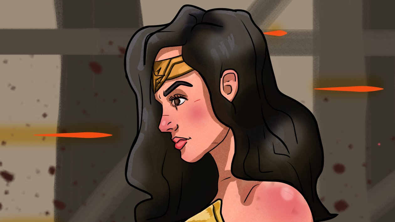 Wonder Woman Cartoonic Art