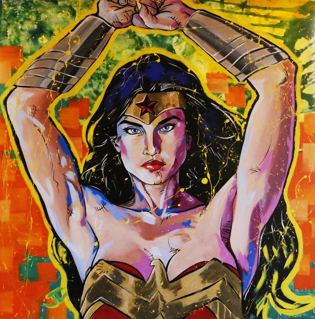 Wonder Woman Painting Art 5k