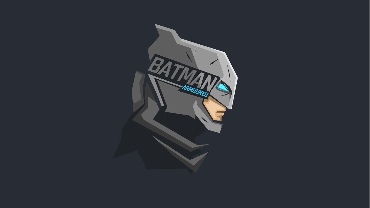 Batman Mask Minimalism 8k