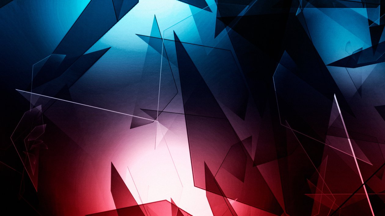Glass Shapes Sharp 4k