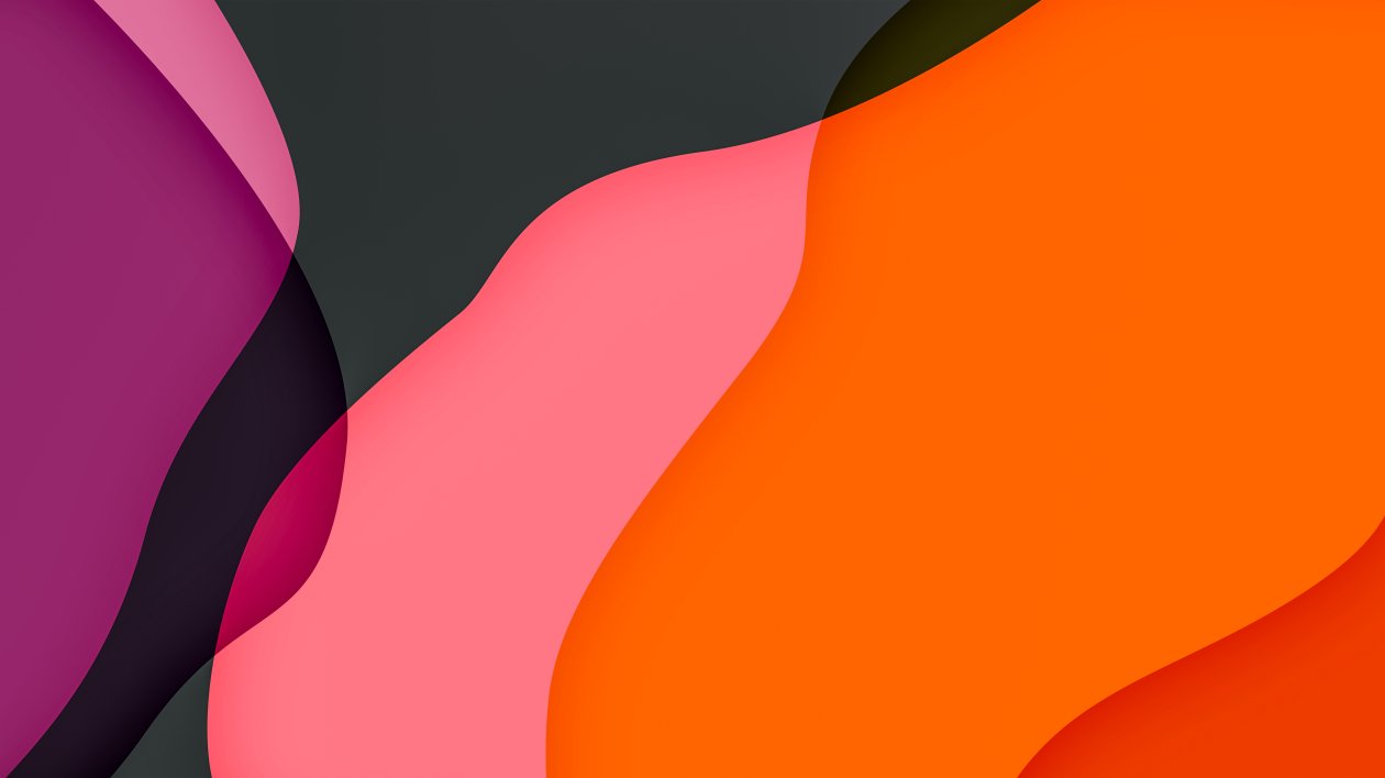 Bright Orange And Dark Abstract 8k