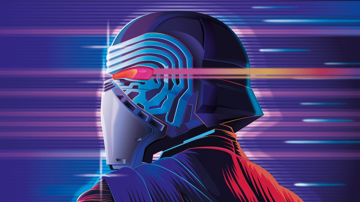 Synthwave Kylo Ren
