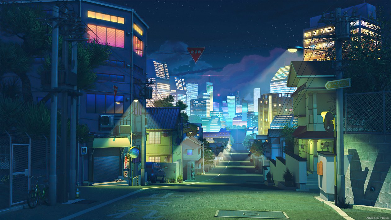 Down The Street Through Osaka 4k