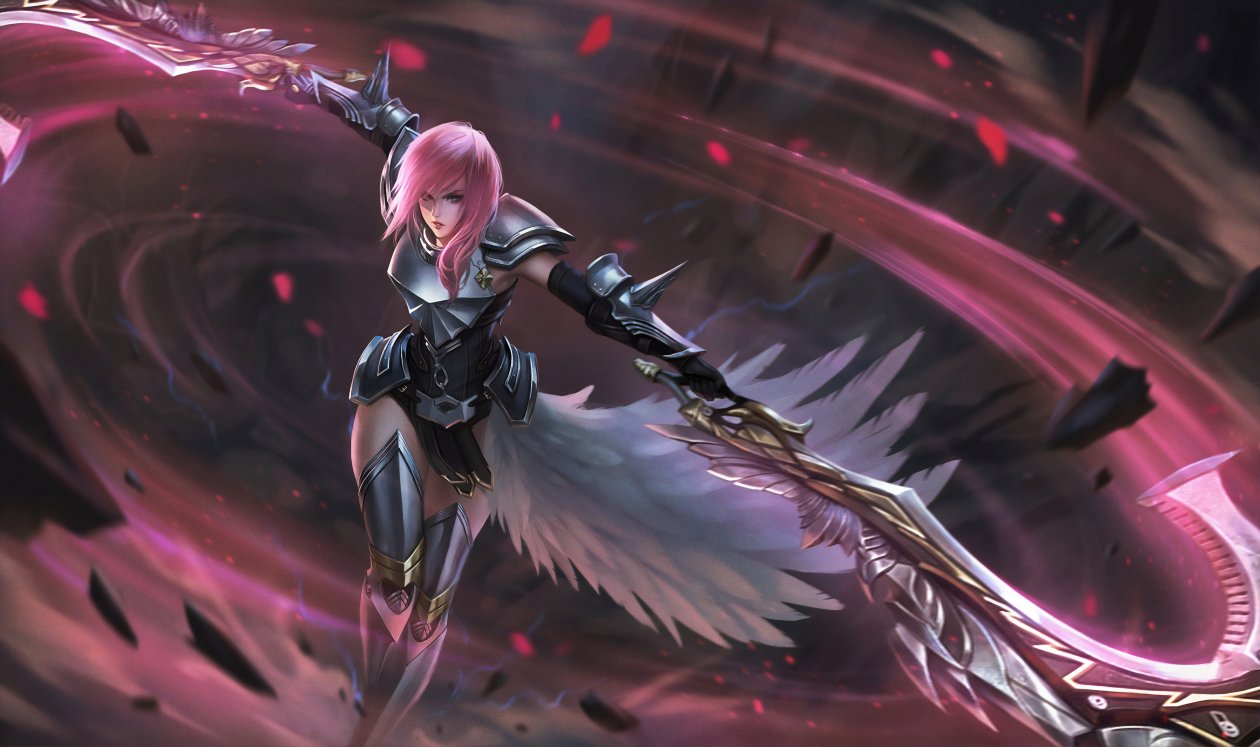Warrior Girl Sword 4k