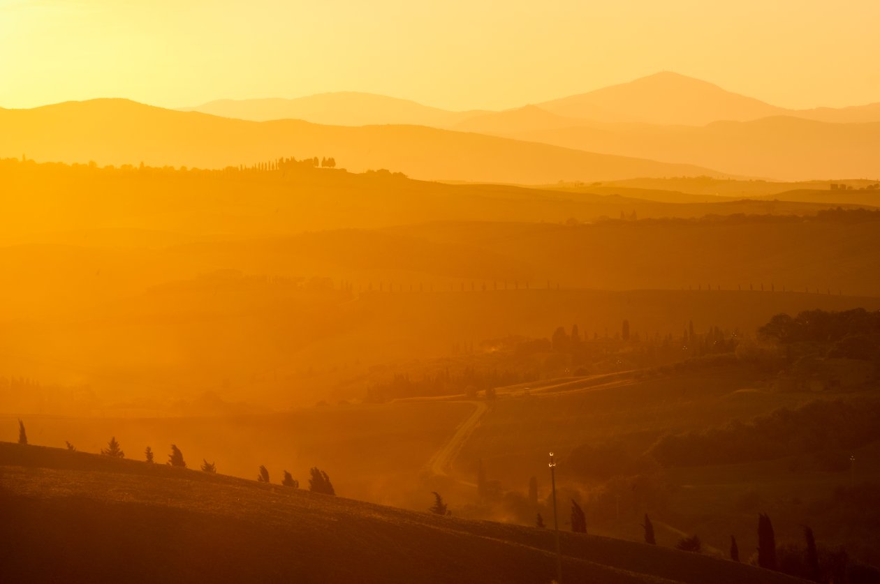 Mist Mountain Landscape Sky 5k