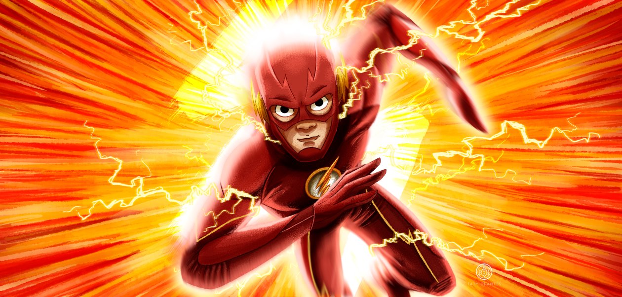 The Flash Illustration 4k