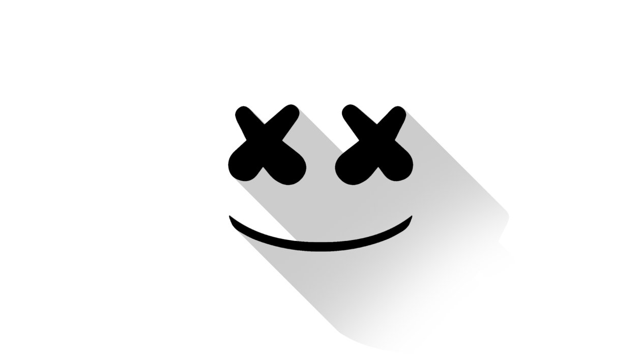 Marshmello DJ Material Design Logo