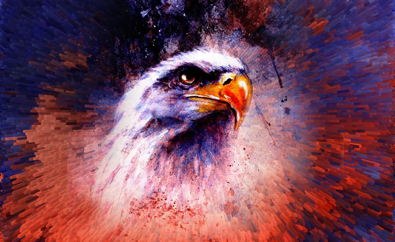 Eagle Abstract 5k