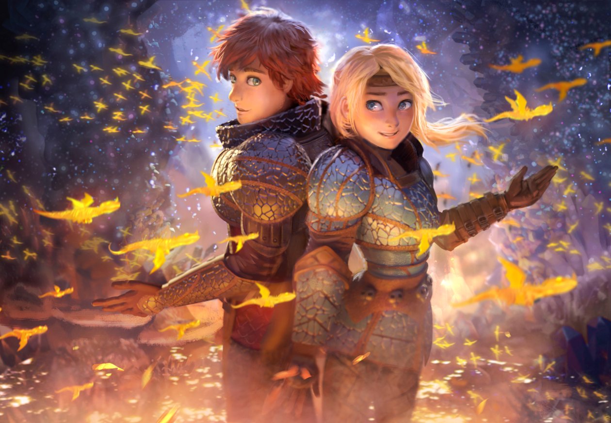 Hiccup And Astrid 5k