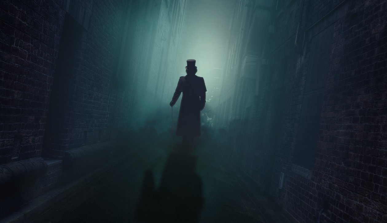 Silhouette Night Fog Man With Hat Walking 5k