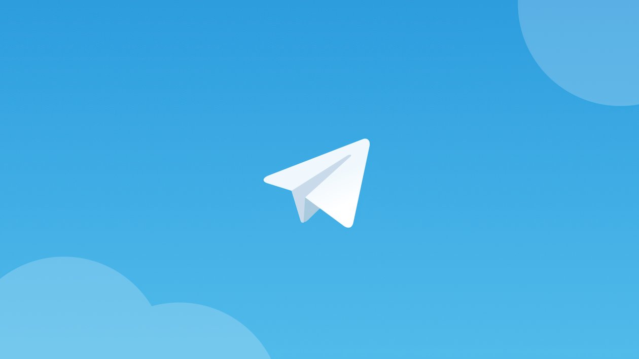 Telegram Logo Minimal 4k