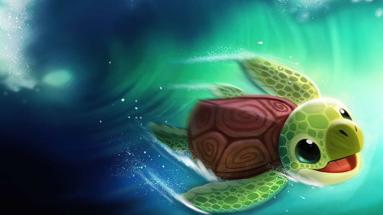 Turtle Surfer 4k