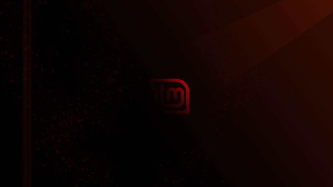 Linux Mint Red Logo 4k