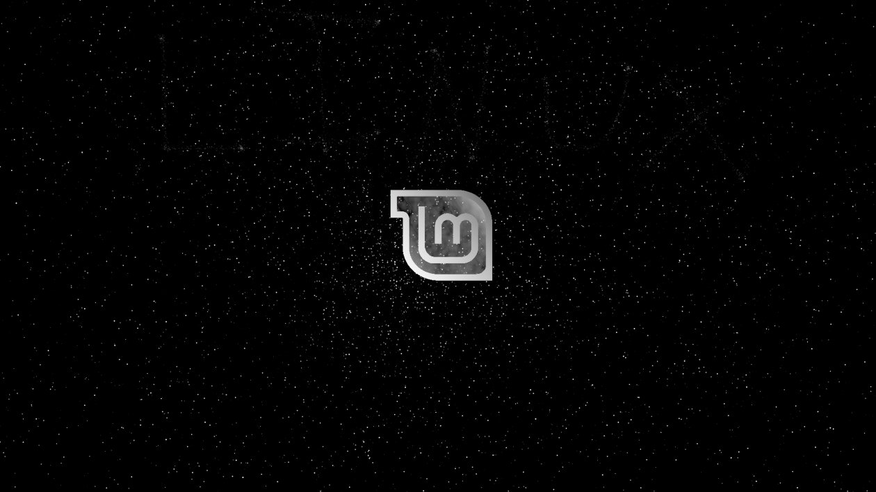 Linux Mint Black And White Logo 4k