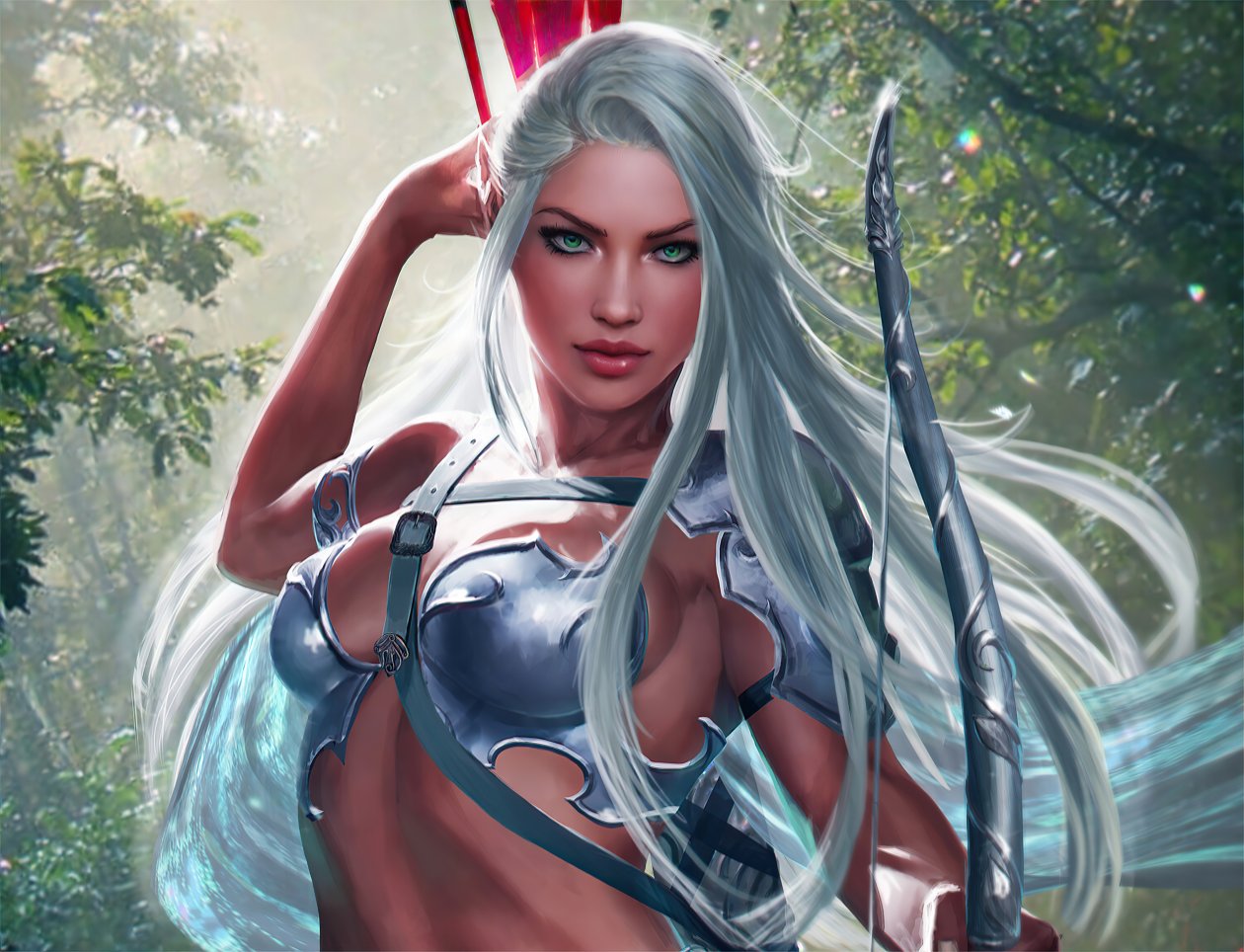Aron Stone Warrior Girl 4k