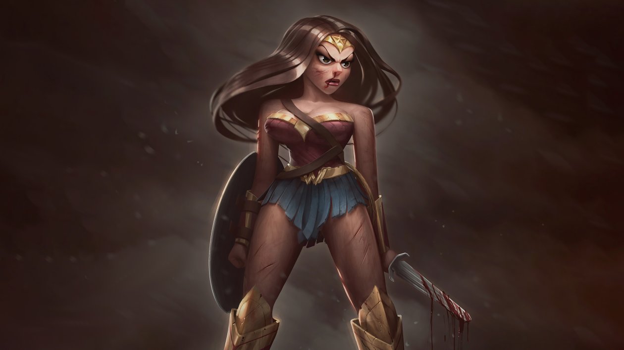 Wonder Woman Character Digital Art