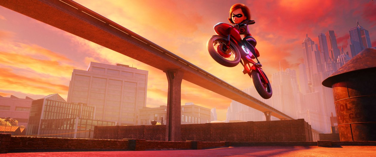 Elastigirl In The Incredibles 2 Movie 4k