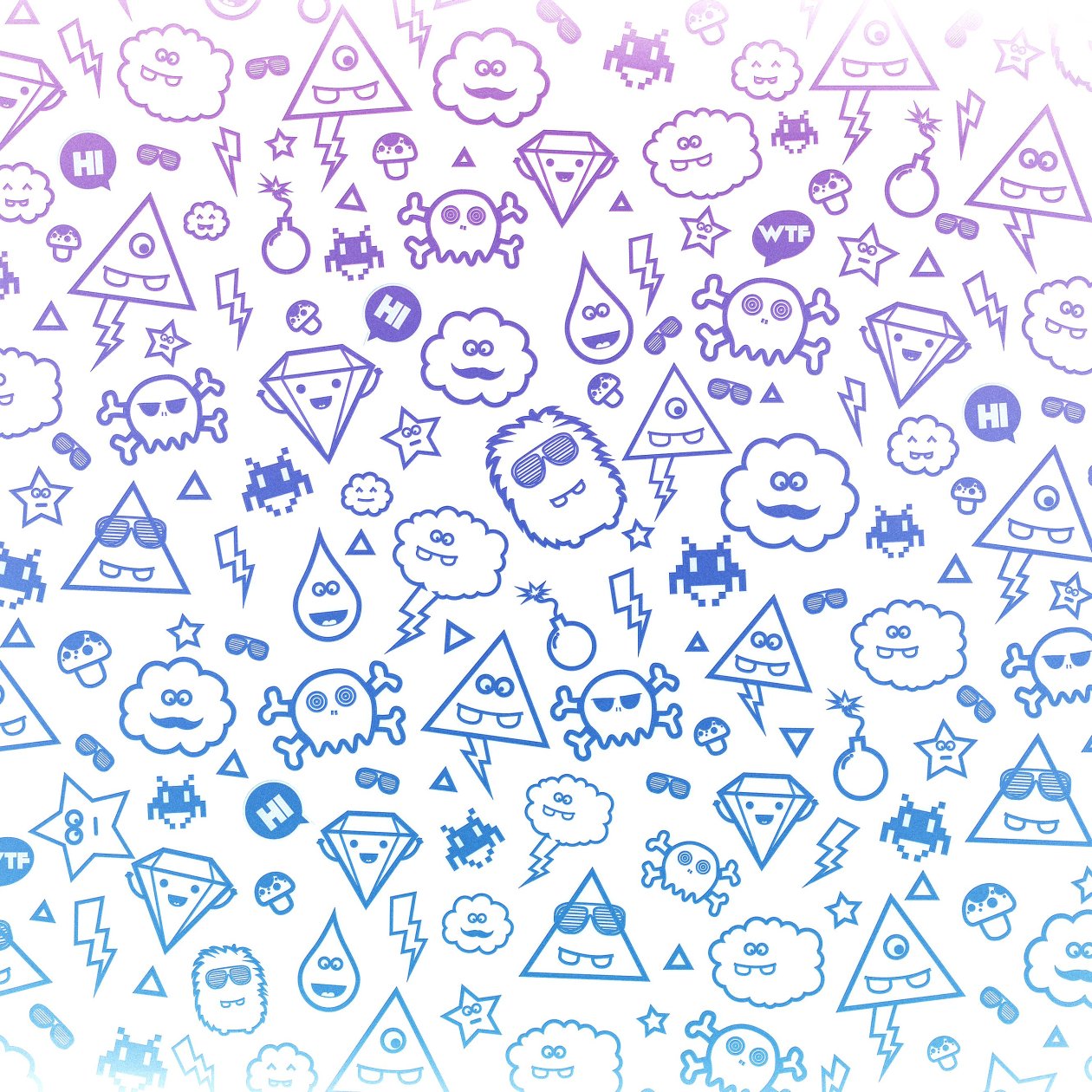 Monster Background Icons