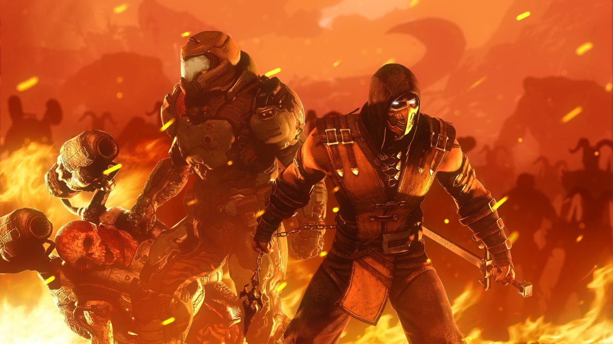 Doomslayer Vs Scorpion