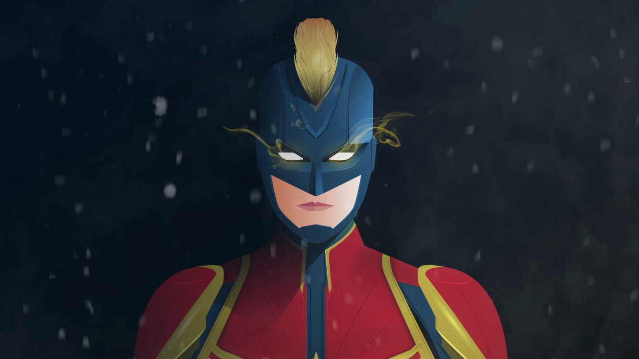 Captain Marvel Digital Artwork