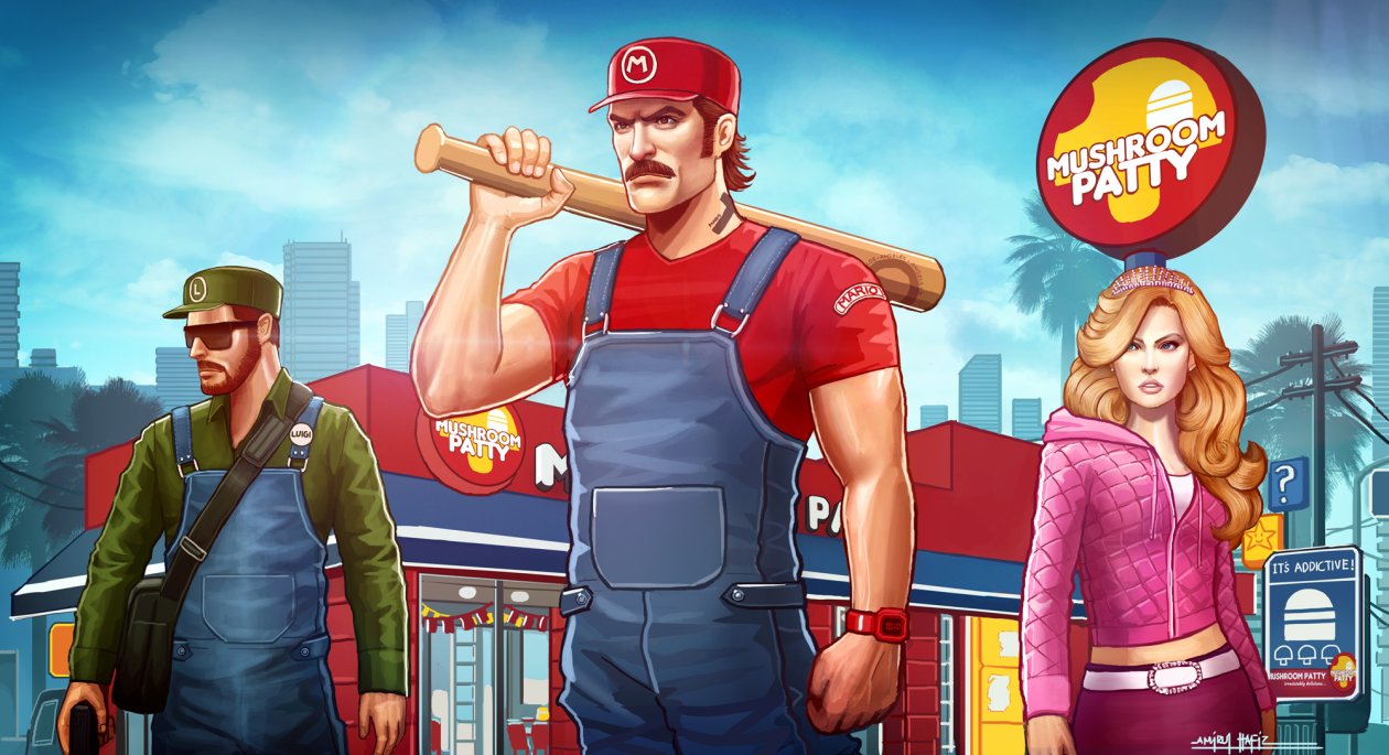 Grand Theft Auto Mushroom Party