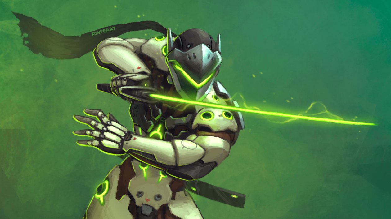 Genji Overwatch Warrior Sword