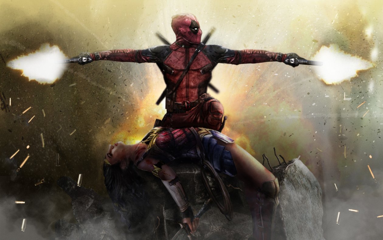 Deadpool Saving Wonder Woman