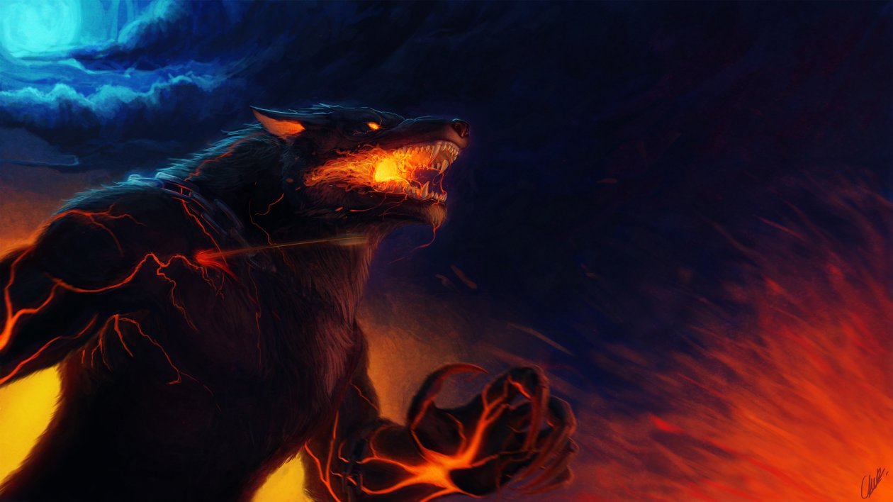 Fenrir Smite Artwork
