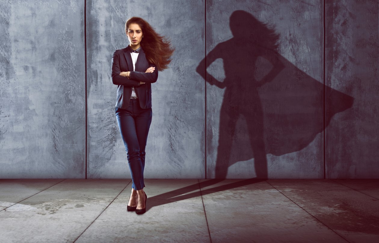 Business Woman Superhero