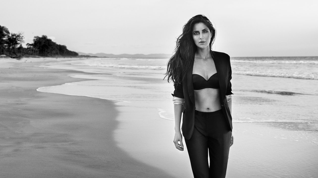 Katrina Kaif Monochrome HD