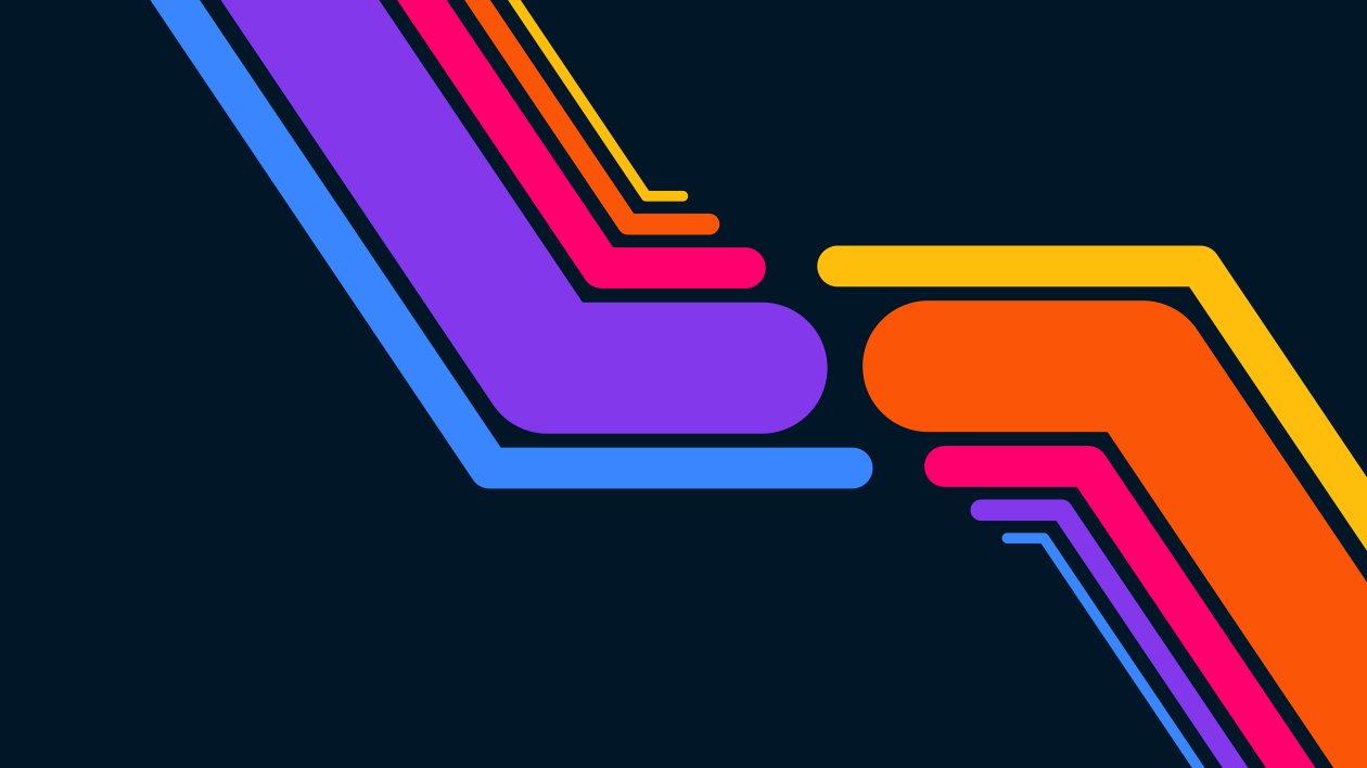 Dark Lines Colorful Minimal 8k