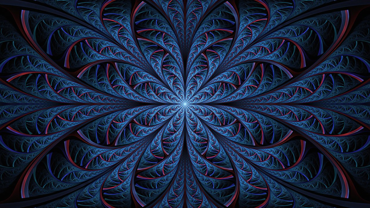 Night Hawk Blue Spiral 4k