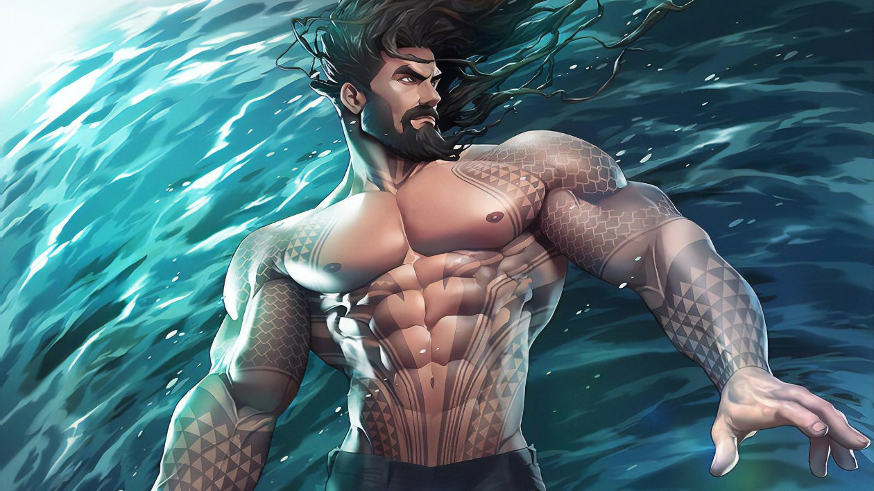 Aquaman Underwater New Art