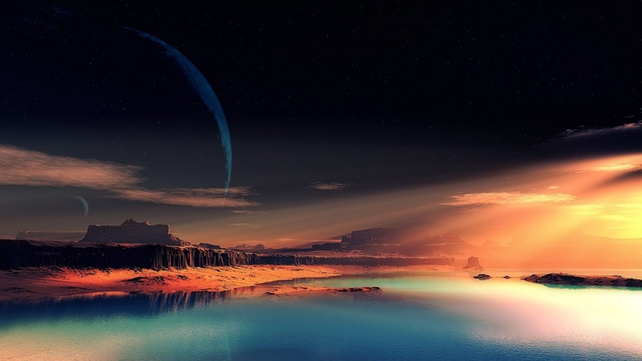 Nature Night Space