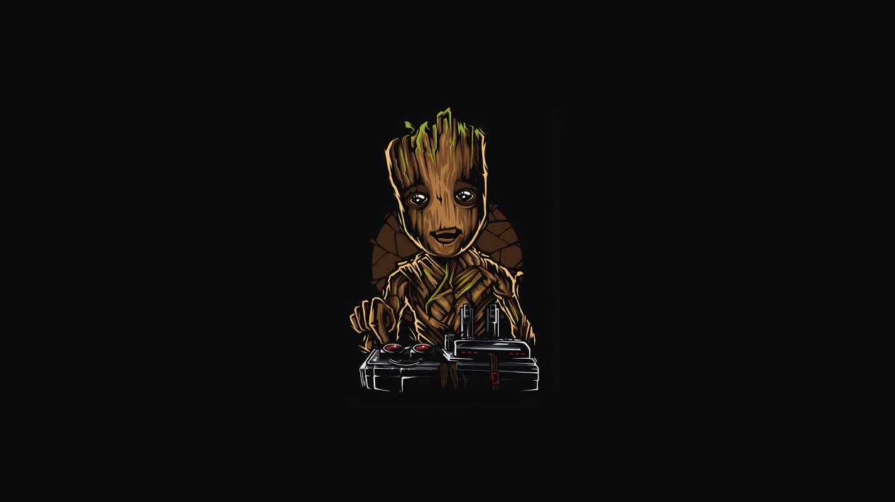 Baby Groot Facet Art