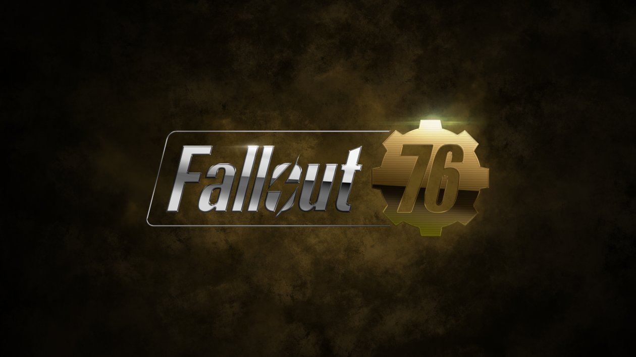 Fallout 76 Game Logo 4k