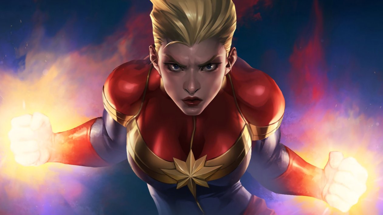 Artwork Of Captain Marvel