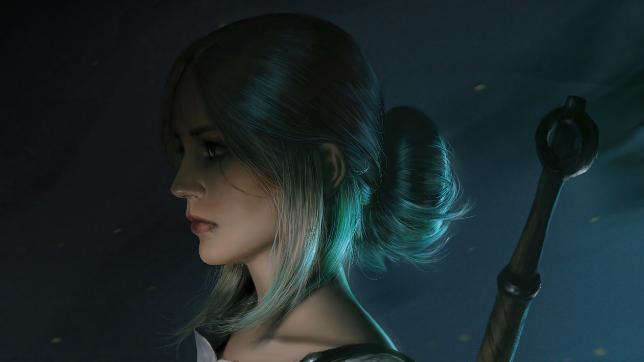 Ciri Warrior Hunter Fanart 5k