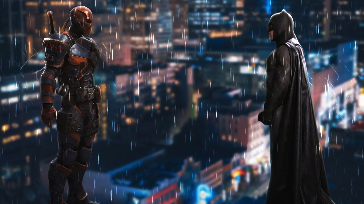 Batman And Death Stroke 4k