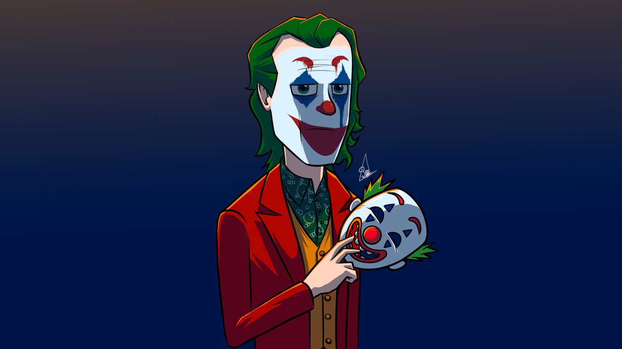The Joker Mask Out 4k