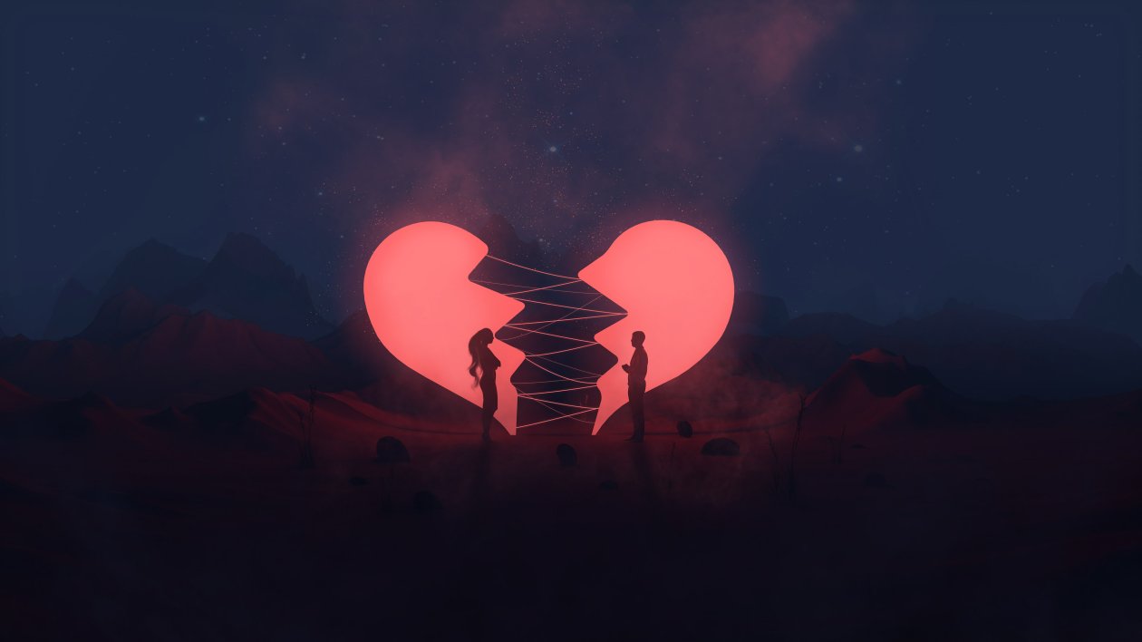 Broken Heart Couple