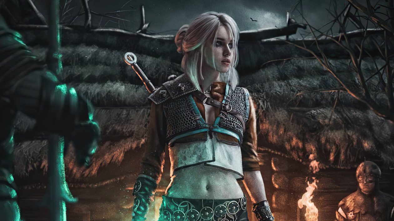 Cyberpunk Ciri The Witcher 3 4k