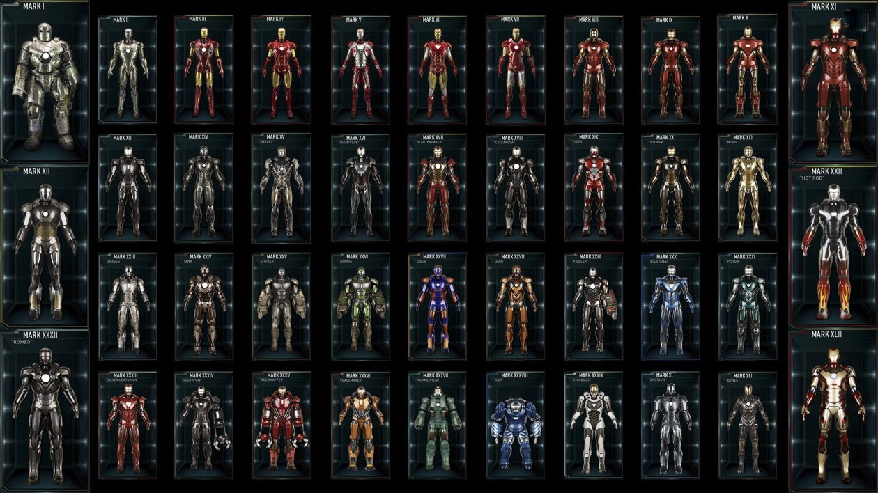 All Iron Man Suits