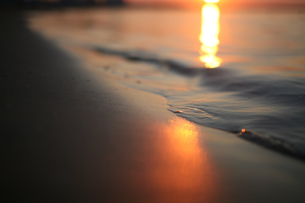 Waves Hitting Shore